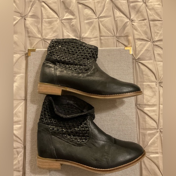 Seychelles leather black boots - Picture 1 of 2